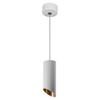 Светильник потолочный DL3056 на подвесе MR16 35W 230V, белый, золото 55x125