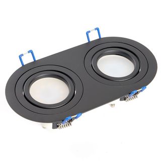 Светильник потолочный встраиваемый DL4674 MR16 G5.3, черный 