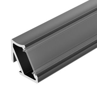 Профиль ALM-V60-2020 ANOD Black (Алюминий)