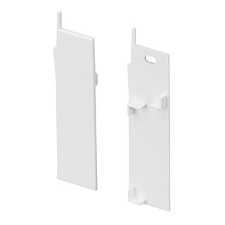 Заглушка PLINTUS-H73-F WHITE (Пластик)