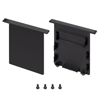 Заглушка SL-LINIA52-3L-F-LOW BLACK глухая (Пластик)
