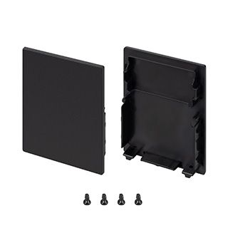 Заглушка SL-LINE-4050-3L-MIDDLE BLACK глухая (Пластик)