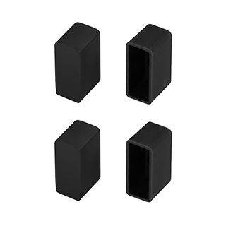 Заглушка WPH-FLEX-0616-SIDE BLACK глухая (Пластик)