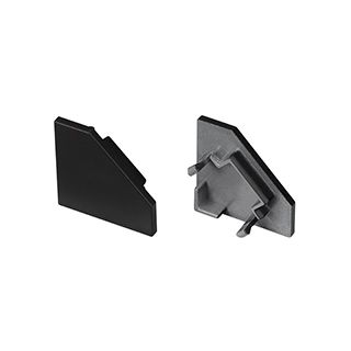 Заглушка SL-KANT-H18 FLAT BLACK глухая (Пластик)