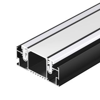 Профиль STRETCH-32-CEIL-CENTER-2000 BLACK (Arlight, Алюминий)