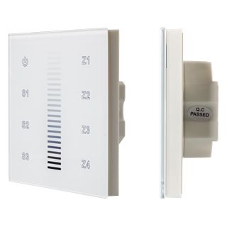 INTELLIGENT ARLIGHT Сенсорная панель DALI-901-11-ADDR-3SC-DIM-DT6-IN White (BUS) (IARL, IP20 Пластик