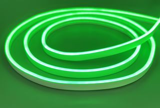 Светодиодный гибкий неон DL-N 6х12 2835/15mm 120led 12V Green 9.6W