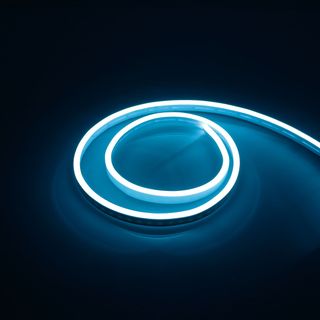 Светодиодный гибкий неон IDL-N 5х12 2835/25mm 120led 12V Ice Blue 9.6W