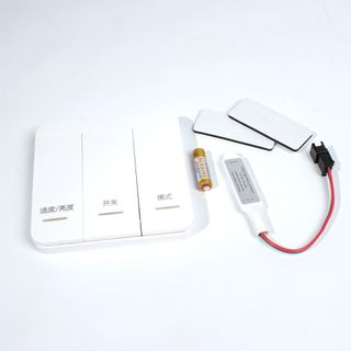 Контроллер IDL-2811-382 (12-24V, 2048pix, SPI, RF 3 клавиши, для одноцветной ленты)