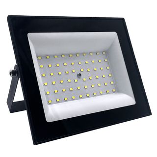 Прожектор светодиодный 2835SMD, 100W 6500K  AC220-240V/50Hz IP65, черный в компактном корпусе
