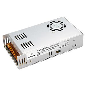 Блок питания ARS-400-24 (24V, 16,7A, 400W) (IP20 Сетка, 2 года)