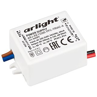 Блок питания ARJ-KE13300-PFC-TRIAC-A (4W, 300mA) (IP44 Пластик, 5 лет)