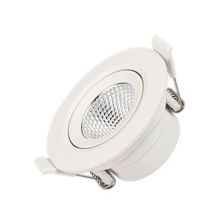 Светильник LTD-POLAR-TURN-R80-5W Warm3000 (WH, 36 deg, 230V) (IP20 Пластик, 3 года)