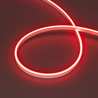 Светодиодная лента герметичная MOONLIGHT-SIDE-A168-4x10mm 24V Red (7.2 W/m, IP65, 5m, wire x2)