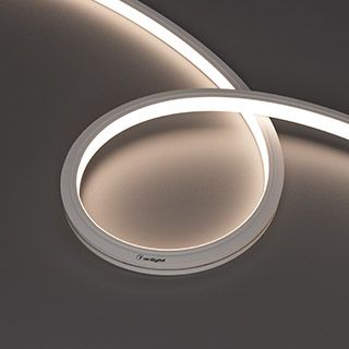Светодиодная лента герметичная MOONLIGHT-TOP-A140-13x12mm 24V Day4000 (9.6 W/m, IP67, 5m, wire x2)