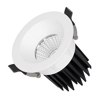 Светильник MS-ATOLL-BUILT-R86-10W Warm3000 (WH, 60 deg, 230V) (IP54 Металл, 5 лет)