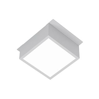 Светильник DL-GRIGLIATO-S90x90-12W Warm3000 (GR, 90 deg, 230) (IP40 Металл, 5 лет)