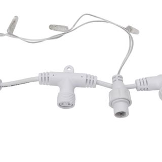 Гирлянда светодиодная Занавес 2х3м 600 LED ТЕПЛЫЙ БЕЛЫЙ прозрачный ПВХ IP65 эффект мерцания 230В сое