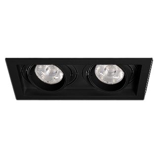 Светильник MS-VORTEX-BUILT-S210x117-2x20W Warm3000 (BK-BK, 20 deg, 230V) (Arlight, IP20 Металл, 5 ле