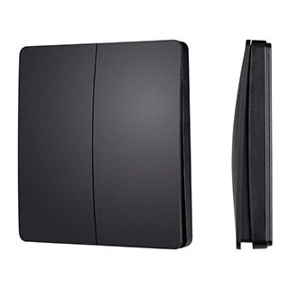INTELLIGENT ARLIGHT Кнопочная панель KINETIC-801-22-2G-WP-SUF Black (No battery, IP67, 433Mhz) (IARL