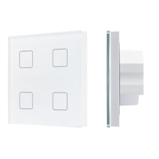 INTELLIGENT ARLIGHT Сенсорная панель DALI-301-11-IN White (BUS/24V, Backlight) (IARL, IP20 Пластик, 
