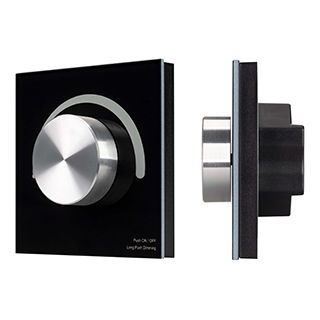 INTELLIGENT ARLIGHT Роторная панель SMART-1-10V-301-31-DIM-IN Black (24-48V, 2.4G) (IARL, IP20 Пласт