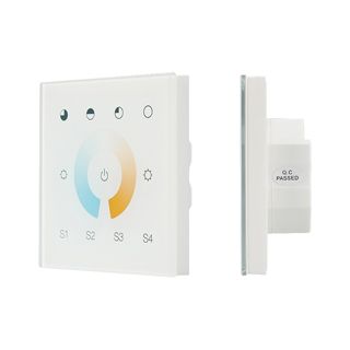 INTELLIGENT ARLIGHT Сенсорная панель DALI-901-11-1G-4SC-MIX-DT8-IN White (BUS/230V) (IARL, IP20 Плас