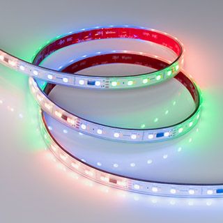 Светодиодная лента герметичная SPI-P-BA120-14mm 24V RGBW-Day-PX6-BPT (16 W/m, IP66, 5060/2835, 5m)