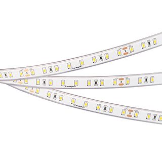 Светодиодная лента герметичная RTW-PS-A80-12mm 24V Warm2700 (4.8 W/m, IP67, TWP100, 5m)