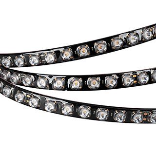 Светодиодная лента герметичная FLT-PS-A42-BLACK-23mm 24V Warm3000 (21 W/m, IP67, 15deg, 5m)