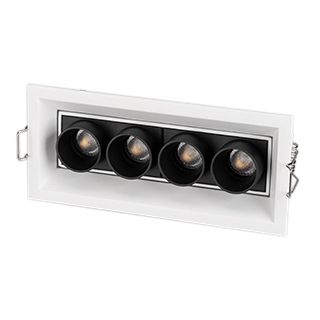 Светильник MS-ORIENT-BUILT-TURN-TC-S67x150-10W Warm3000 (WH-BK, 30 deg, 230V) (IP20 Металл)