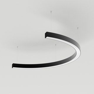 Светильник SP-LINE-HANG-ARC-C3535-D800-34W Day4000 (BLACK, 230V) (Металл)