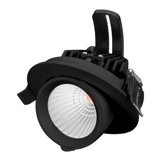 Светильник LTD-EXPLORER-R100-12W Warm3000 (BK, 38 deg, 230V) (IP20 Металл, 3 года)