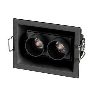 Светильник MS-ORIENT-BUILT-TURN-TC-S67x90-5W Warm3000 (BK-BK, 30 deg, 230V) (IP20 Металл, 5