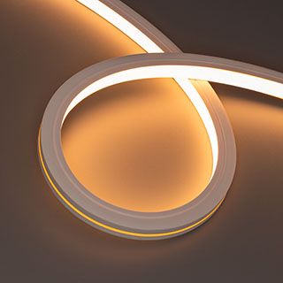 Светодиодная лента герметичная MOONLIGHT-TOP-X280-16x16mm 24V Warm2300 (10 W/m, IP67, 15m, wire x1) 