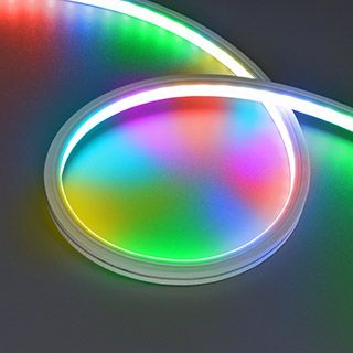Грейзер SPI THOR-TOP-B70-10x10mm 24V RGB (15 W/m, IP67, 5m, wire x2) (Вывод вниз, 3 года)