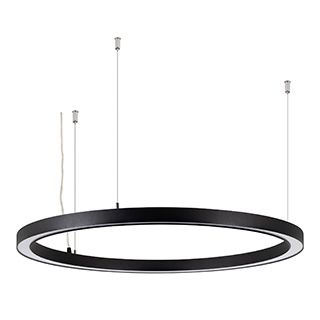 Светильник SP-CIRCLE-HANG-O3535-D800-45W Warm3000 (RAL9005, 120 deg, 230V) IP40 LED