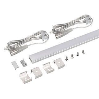 Набор для светодиодной подсветки ARL-KIT-SLIM-FC 24V Day4000 (14 W/m, IP20, 2m) (Arlight, Алюминий+п