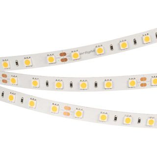 Лента RT 2-5000 24V Warm2700 2x (5060, 300 LED, LUX) (Arlight, 14.4 Вт/м, IP20)