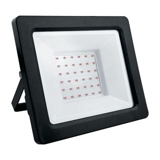 Прожектор светодиодный, 2835 SMD, 50W красный AC230V/50Hz IP65,  в черном компактном корпусе